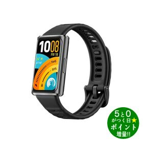 ファーウェイ スマートウォッチ 睡眠モニタリング GPS 1.62インチ HUAWEI Band 11 Pro ブラック HUAWEI【転送不可】