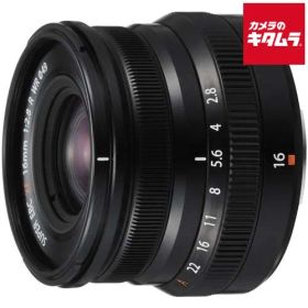【新品】フジフイルム XF16mm F2.8 R WR ブラック 《納期約１．５ヶ月》