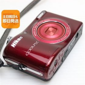 新品同様 COOLPIX L32 レッド 即日発送 コンデジ Nikon 本体 あすつく 土日祝発送OK