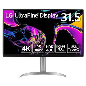 LG モニター ディスプレイ 32UQ850V-W 31.5インチ/IPS Black/4K (3840×2160)/約10.7億色表示(8bit+FRC)/DisplayHDR400/DCI-P3 98%/USB Type-C(USB Power De