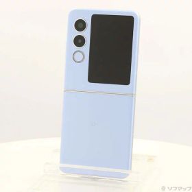 【中古】ZTE nubia Flip 2 128GB ブルー A404ZT Y!mobile SIMフリー 【262-ud】