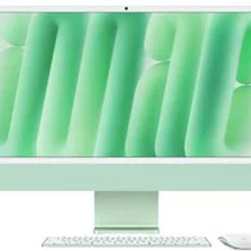 ★アップル / APPLE iMac 24インチ Retina 4.5Kディスプレイモデル M4チップ 8コアGPU 256GB SSD 16GBメモリ MWUE3J/A [グリーン]【Mac デスクトップ】【送料無料】