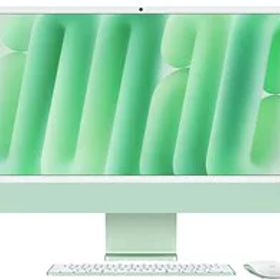 ★アップル / APPLE iMac 24インチ Retina 4.5Kディスプレイモデル M4チップ 8コアGPU 256GB SSD 16GBメモリ MWUE3J/A [グリーン]【Mac デスクトップ】【送料無料】