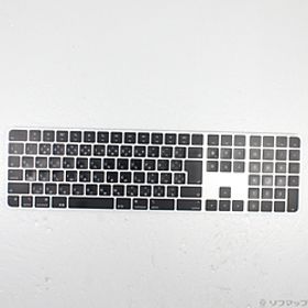 Appleシリコン搭載Macモデル用Touch ID搭載 Magic Keyboard テンキー付き 日本語JIS ブラックキー MMMR3J／A