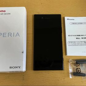 A⑩訳あり Xperia XZ1 黒 64GB docomo 箱付 SO-01K