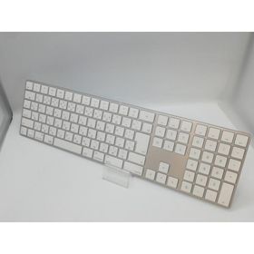 【中古】Apple Magic Keyboard（2017/テンキー付き/A1843） - 日本語（JIS） シルバー MQ052J/A【京都】保証期間１週間