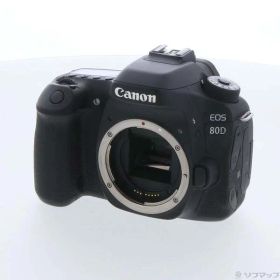 【中古】Canon(キヤノン) EOS 80D ボディ ブラック 【262-ud】