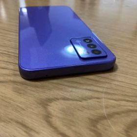 中古ZTE libero 5G III 本体 パープル ディスプレイ傷あり