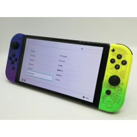 【中古】Nintendo Switch 本体 (有機ELモデル) HEG-S-KCAAA スプラトゥーン3エディション【ECセンター】保証期間1ヶ月【ランクB】