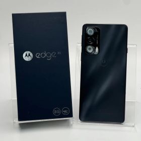 【箱付き中古C】motorola edge 20(XT2143-1) フロストオニキス SIMフリー 白ロム