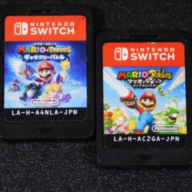 ＠★スイッチ★マリオ＋ラビッツ ギャラクシーバトル＆キングダムバトル（共にソフト