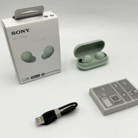 【中古 動作確認済】 ソニー(SONY) 完全ワイヤレスイヤホン WF-C700N :高性能ノイズキャンセリング セージグリーン WF-C700N GZ 音楽鑑賞 運動 ランニング 通勤 通学 耳 イヤー イヤホン 音質 没入感 集中 音 使いやすい ジムリラックス 小さい