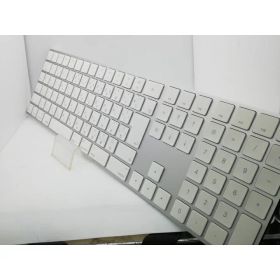 【中古】Apple Magic Keyboard（2017/テンキー付き/A1843） - 日本語（JIS） シルバー MQ052J/A【新橋烏森通り】保証期間1週間