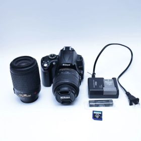 スマホ転送可 Nikon D5000 ダブルズームキット デジタル一眼レフ