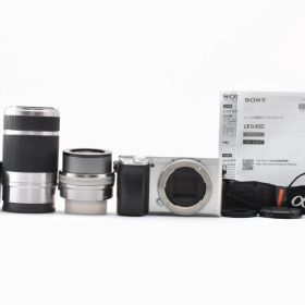 7038ショット!! 良品 Sony α6400 ILCE-6400Y ダブルズームレンズキット シルバー ひ０２３