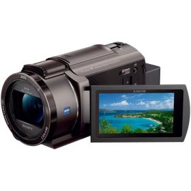 SONY(ソニー) 4K ビデオカメラ Handycam FDR-AX45A(2022年モデル) ブロンズブラウン 内蔵メモリー64GB 光学ズーム20倍 空間光学手ブレ補正 FDR-AX45A TI