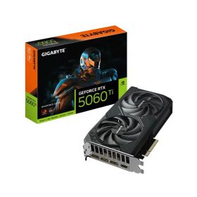 Gigabyte GeForce RTX 5060 Ti WINDFORCE OC 8Gグラフィックスカード - 8GB GDDR7、128ビット、PCI-E 5.0、2587MHzコアクロック、ディスプレイポート3個、HDMI1個、GV-N506TWF