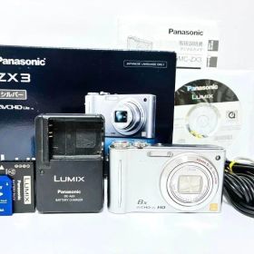 【極美品・付属品完備】Panasonic LUMIX DMC-ZX3 シルバー