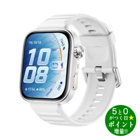 ◆最大3000円CP＋P3倍！！8/5◆ファーウェイ スマートウォッチ 心電図測定 ゴルフ 超薄型 1.92インチ大画面 HUAWEI WATCH FIT 5 Pro ホワイト HUAWEI【転送不可】