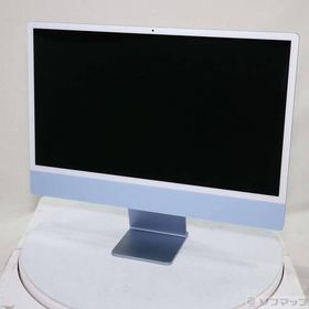 〔中古〕Apple(アップル) iMac 24-inch Late-2023 MQRQ3J／A Apple M3 8コアCPU_10コアGPU 16GB SSD256GB ブルー 〔26.3 Tahoe〕〔258-ud〕