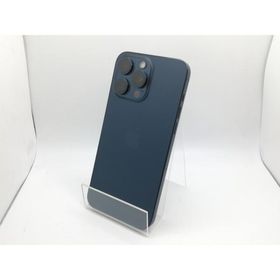 【中古】Apple 国内版 【SIMフリー】 iPhone 15 Pro Max 256GB ブルーチタニウム MU6T3J/A【新橋】保証期間１ヶ月【ランクB】