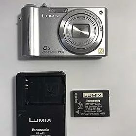 【中古】［非常に良い］パナソニック デジタルカメラ ルミックス シルバー DMC-ZX3-S