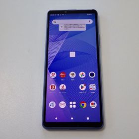 超美品 SIMフリー docomo Xperia 10 III SO-52B ブルー 送料無料