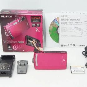 美品 FUJIFILM フジフィルム FinePix Z1000EXR コンパクトデジタルカメラ ピンク 元箱付 260714h