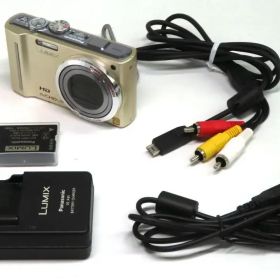 【中古】カメラ 【ジャンク】パナソニック デジタルカメラ LUMIX 1210万画素 (ゴールド) [DMC-TZ10-N](状態：レンズ内カビ※詳細については備考をご覧ください)