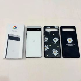 Google Pixel 6a ホワイト ケース付き