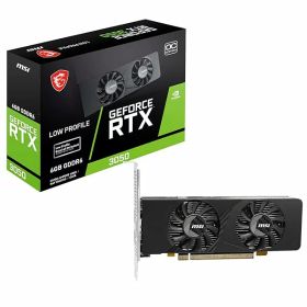 MSI GeForce RTX 3050 LP E 6G OC グラフィックスボード VD9314