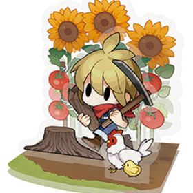 ミニアクリルジオラマ[ほの暮しの庭]