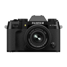 【中古】富士フイルム(FUJIFILM) ミラーレス一眼カメラ X-T50 レンズキット(XF15-45) ブラック F X-T50LK-1545-B