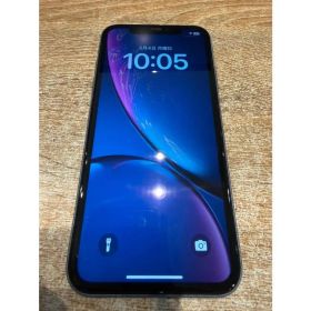 【中古正常品】iPhoneXR 64GB ブルー SIMフリー MT0E2J/A A370