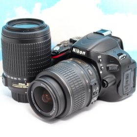 ニコン Nikon D5100⭐️スマホ転送⭐️届いてすぐ使える⭐️ダブルレンズ