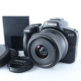 【極美品】≪ショット数1566回≫ Canon (キヤノン) EOS R50 RF-S18-45 IS STMレンズキット ブラック