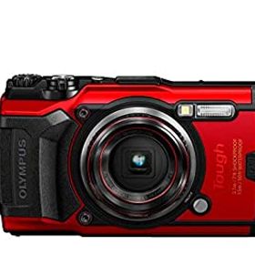【中古】OLYMPUS デジタルカメラ Tough TG-6 レッド 1200万画素CMOS F2.0 15m 防水 100kgf耐荷重 GPS 内蔵Wi-Fi TG-6RED