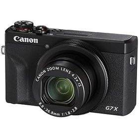 【中古】(良い)Canon コンパクトデジタルカメラ PowerShot G7 X Mark III ブラック 1.0型センサー/F1.8レンズ/光学4.2倍ズーム PSG7XMARKIIIBK