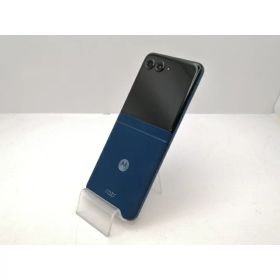 【中古】MOTOROLA SoftBank 【SIMフリー】 motorola razr 60s ジブラルタルシーネイビー【新宿東口】保証期間1ヶ月【ランクB】