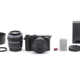 極美品 Nikon 1 J5 ダブルズームレンズキット ブラック #491