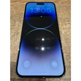 【中古美品】iPhone14ProMax 128GB シルバー 正規SIMフリー MQ973J/A A387