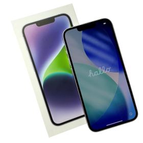 SIMフリー Apple iPhone 14 256GB MPW93J/A au ○判定 パープル スマートフォン スマホ バッテリー最大容量76％ 【中古】 42607K342