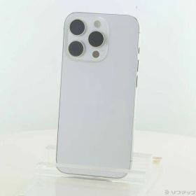 ソフマップ 〔中古品〕 iPhone15 Pro 128GB ホワイトチタニウム MTU83J／A SIMフリー【295】