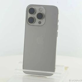 ソフマップ 〔中古品〕 iPhone15 Pro 256GB ナチュラルチタニウム MTUF3J／A SIMフリー【295】