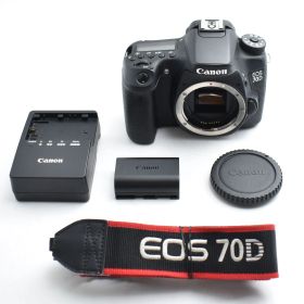 B#13138 Canon デジタル一眼レフカメラ EOS70D ボディ ブラック EOS70D
