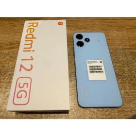 【中古美品】Redmi 12 5G 128GB スカイブルー SIMフリー XIG03 A435