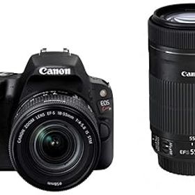 【中古】【39shop】Canon★デジタル一眼レフカメラ EOS Kiss X9 ブラック ダブルズームキット EF-S18-55mm/EF-S55-250mm EOSKISSX9BK-WKIT(非常に良い)