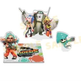 【未使用】スプラトゥーン レイダース アニメイト特典 アクリルスタンドコースター