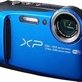 【中古】FUJIFILM デジタルカメラ XP120 ブルー 防水 FX-XP120BL