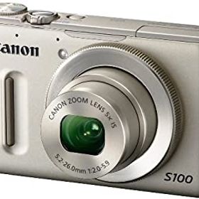 【中古】【非常に良い】Canon デジタルカメラ PowerShot S100 シルバー PSS100(SL) 1210万画素 広角24mm 光学5倍ズーム 3.0型TFT液晶カラーモニター